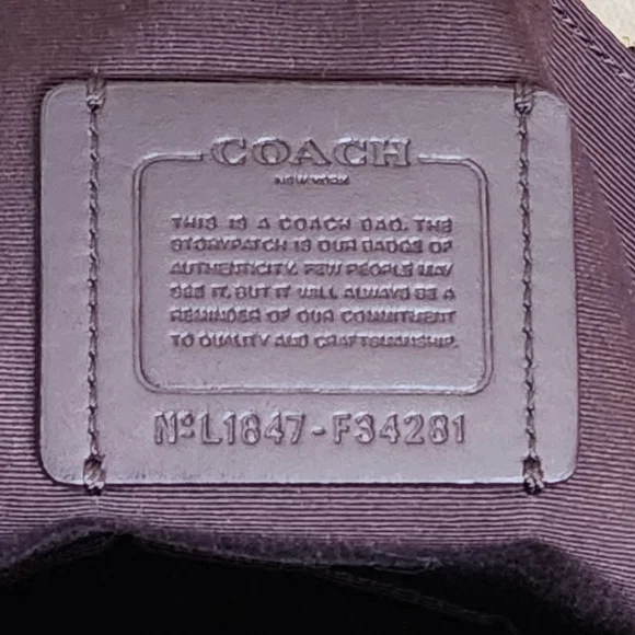 NWOT Coach Mini Emma Signature Python Accent Leather Satchel Crossbody🔥 F34281